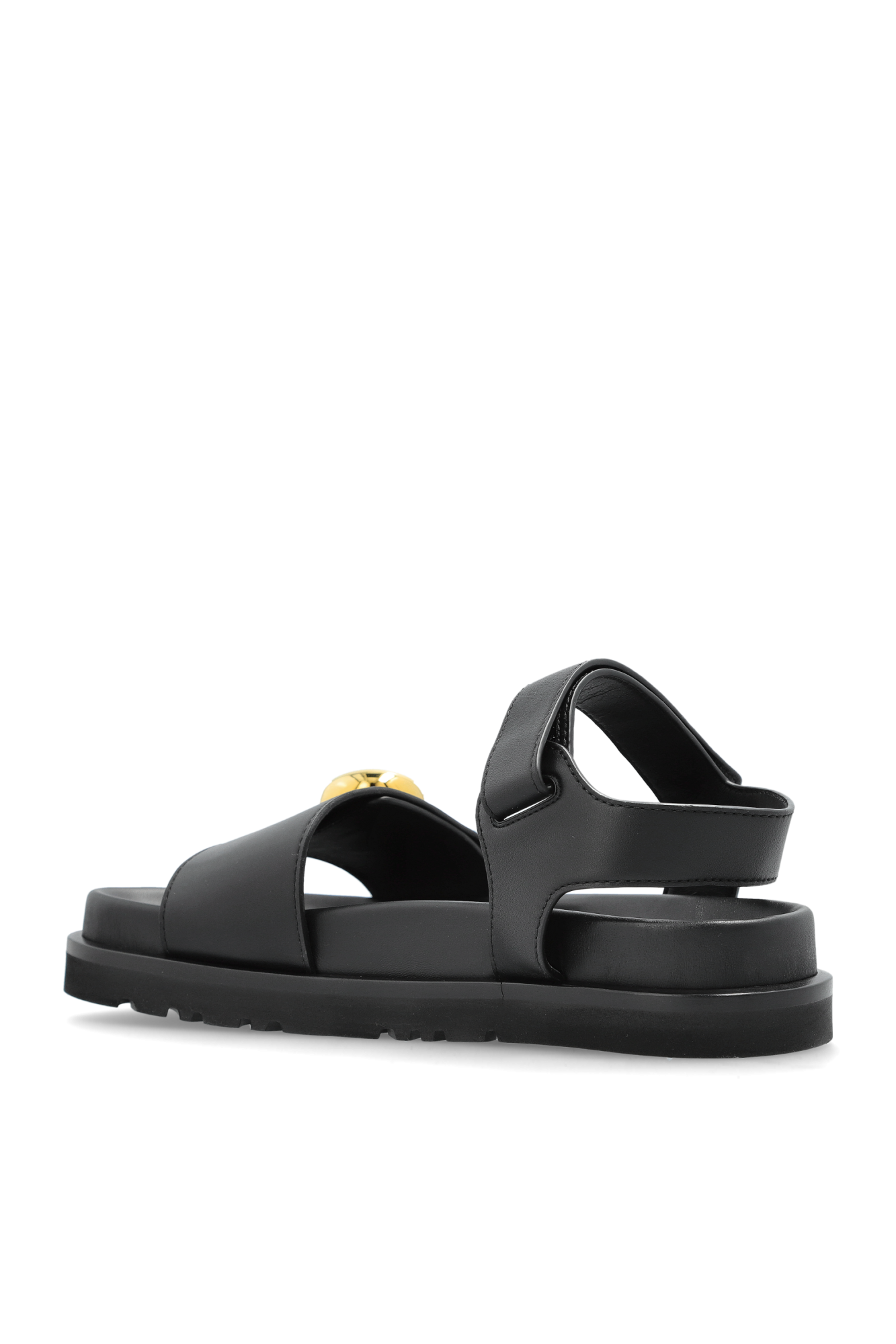 サンダル・ミュール Loewe Pebble Flat Sandals In Smooth Leather LOEWE Leather Pebble Sandals | Harrods US